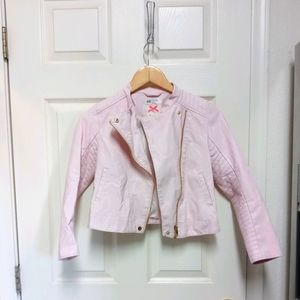 H&M Beautiful Pink Girls Moto or Biker Jacket